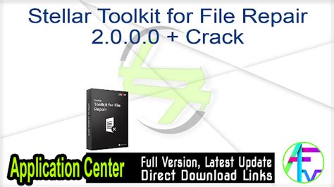 Stellar Toolkit for File Repair 2.0.0.0 with Full Crack